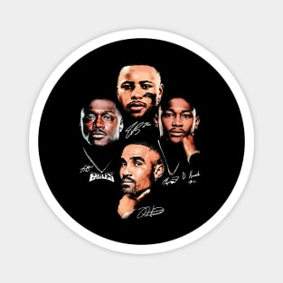 Saquon Barkley, Jalen Hurts, A. J. Brown & DeVonta Smith Records Magnet